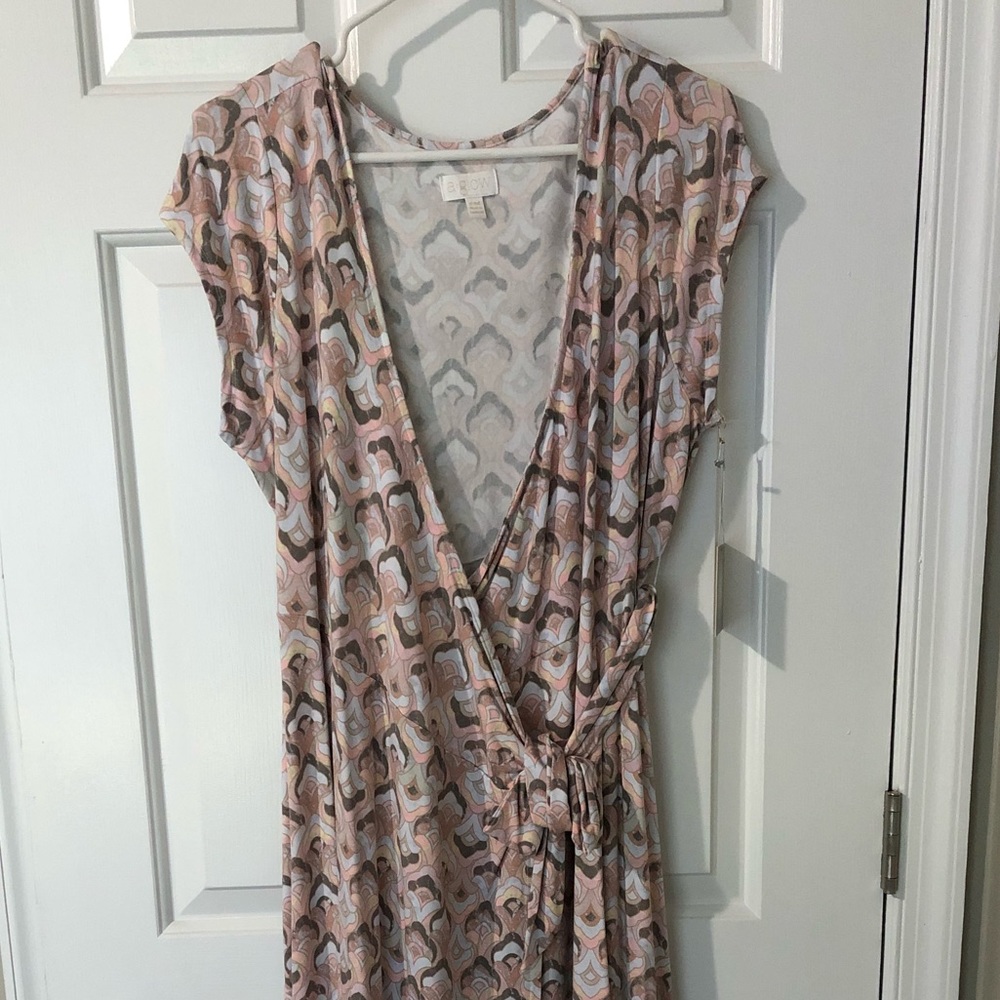 A Glow maternity wrap dress